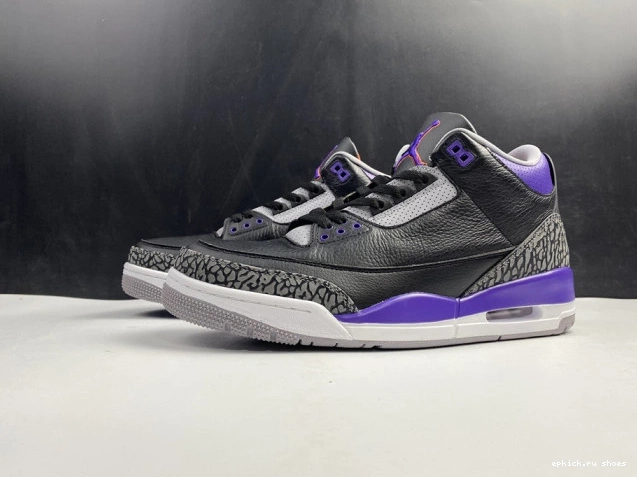 Rep Retro Black Jordan Air CT8532 Court Purple 3 050 0808
